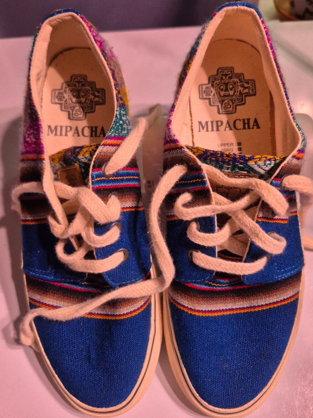 Mipacha Sneakers. Size 8. Bright colors.